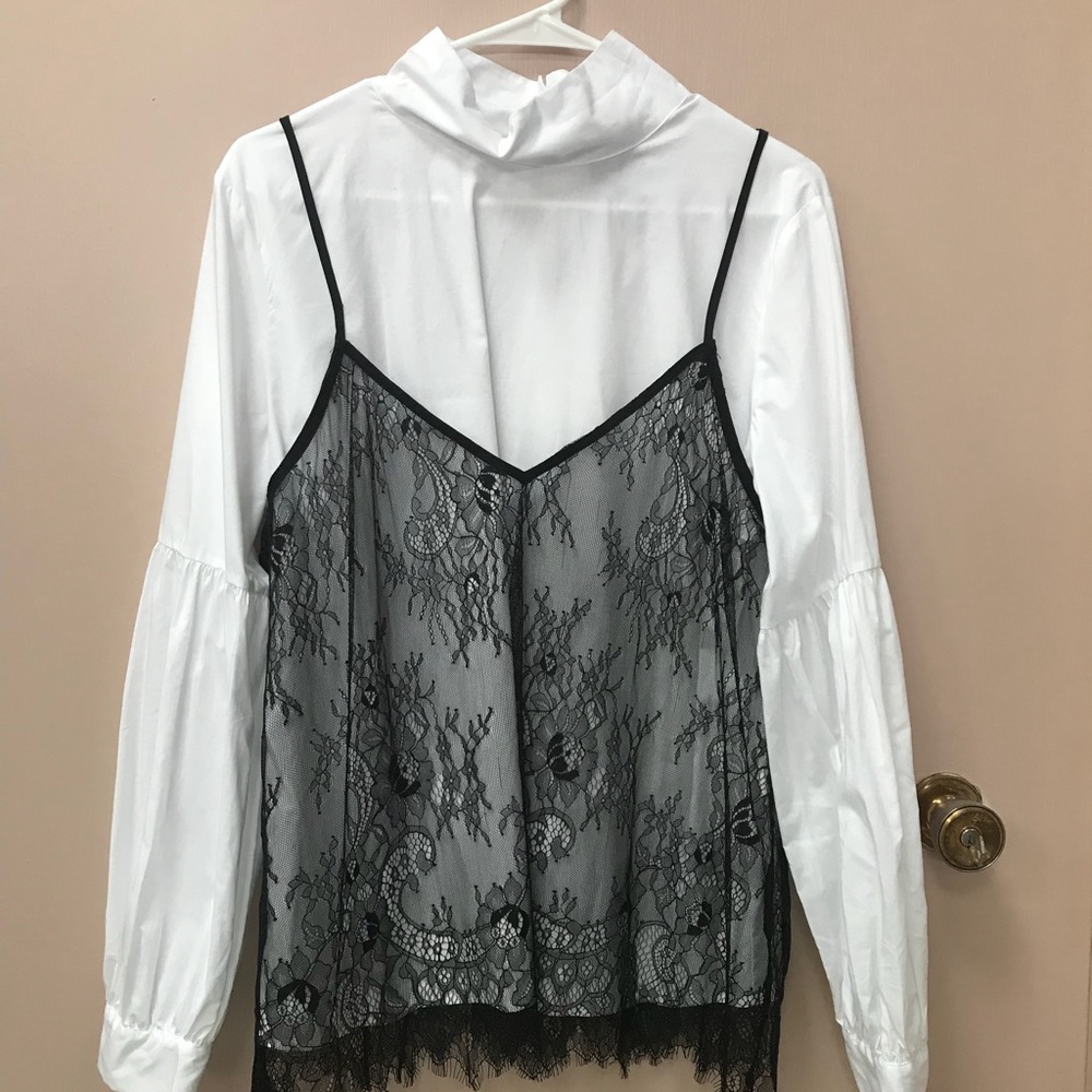 Classic Buttondown with Lace